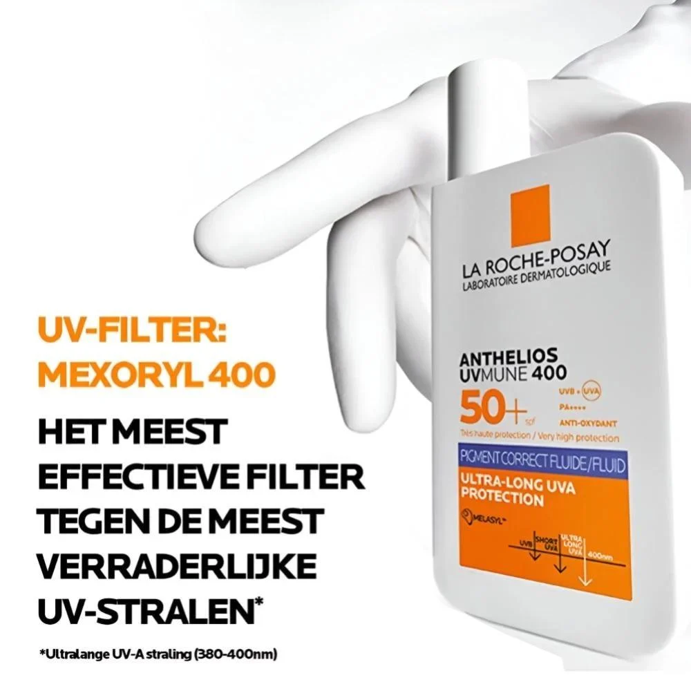 واقي شمس سائل ضد التصبغات و البقع الداكنة انثيليوس SPF 50 + من لاروش بوزيه – 50مل