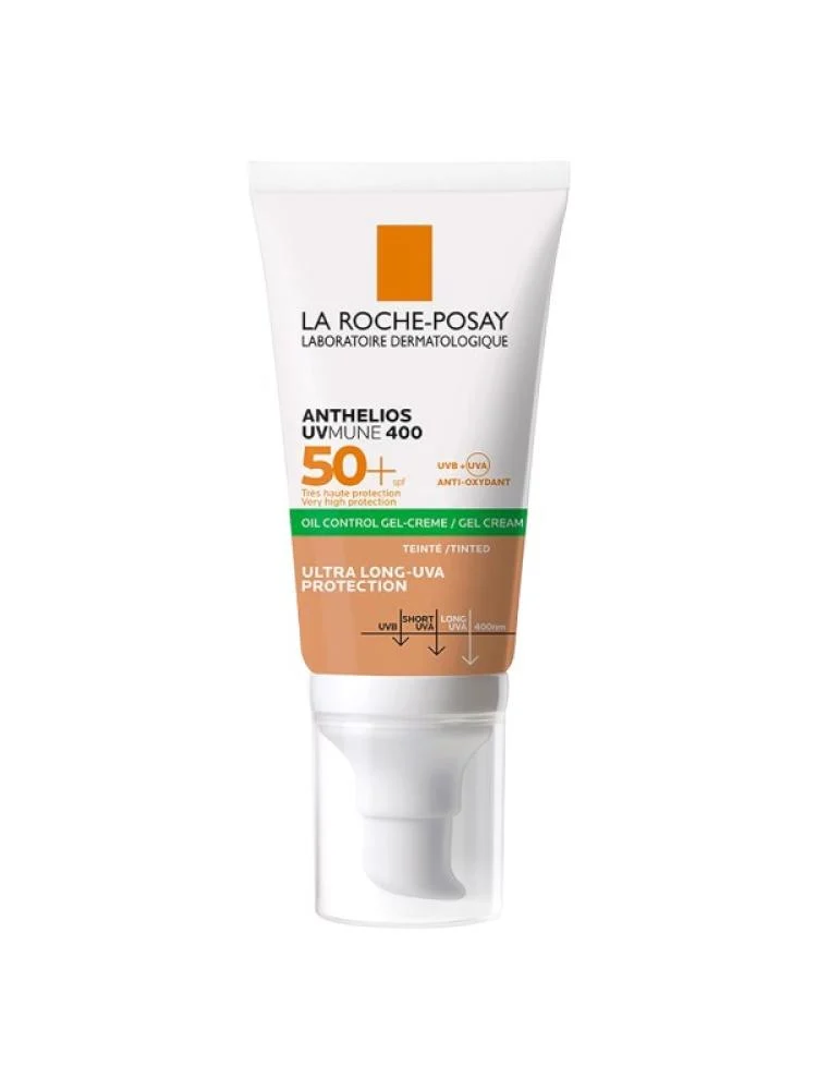 جل كريم واقي شمس انثيليوس ملون  بحماية SPF50+ من لاروش بوزيه – 50 مل