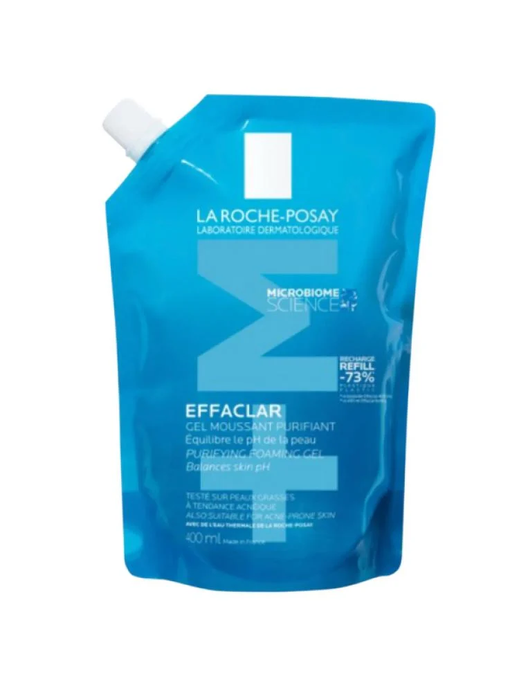 ايفاكلار جل منظف رغوي للبشرة الدهنية والمعرضة للشوائب من La Roche-Posay – 400 مل