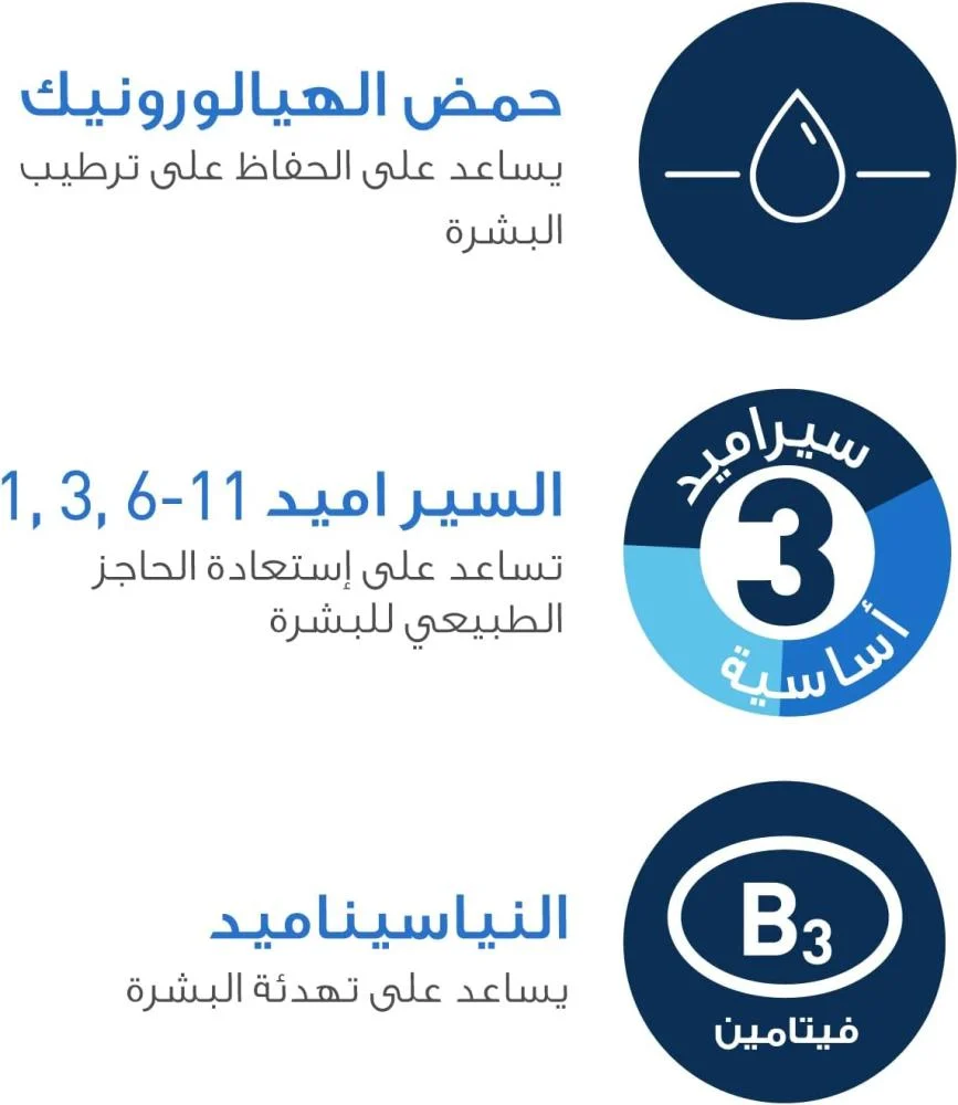 غسول رغوي لبشرة الوجه والجسم العادية الى الدهنية من سيرافي – 473 مل