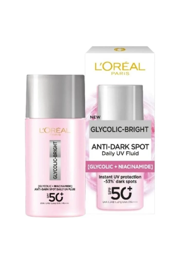 كريم جليكوليك برايت UV SPF50+ يومي من لوريال باريس – 50 مل