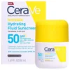 واقي شمس فلويد مرطب غير مرئي SPF 50 للبشرة العادية إلى الجافة من سيرافي - 50 مل