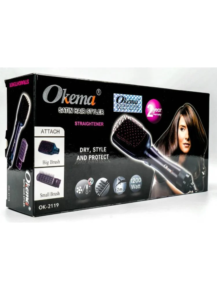 فرشاة تصفيف وفرد الشعر 1200 واط من اوكيما – OK-2119