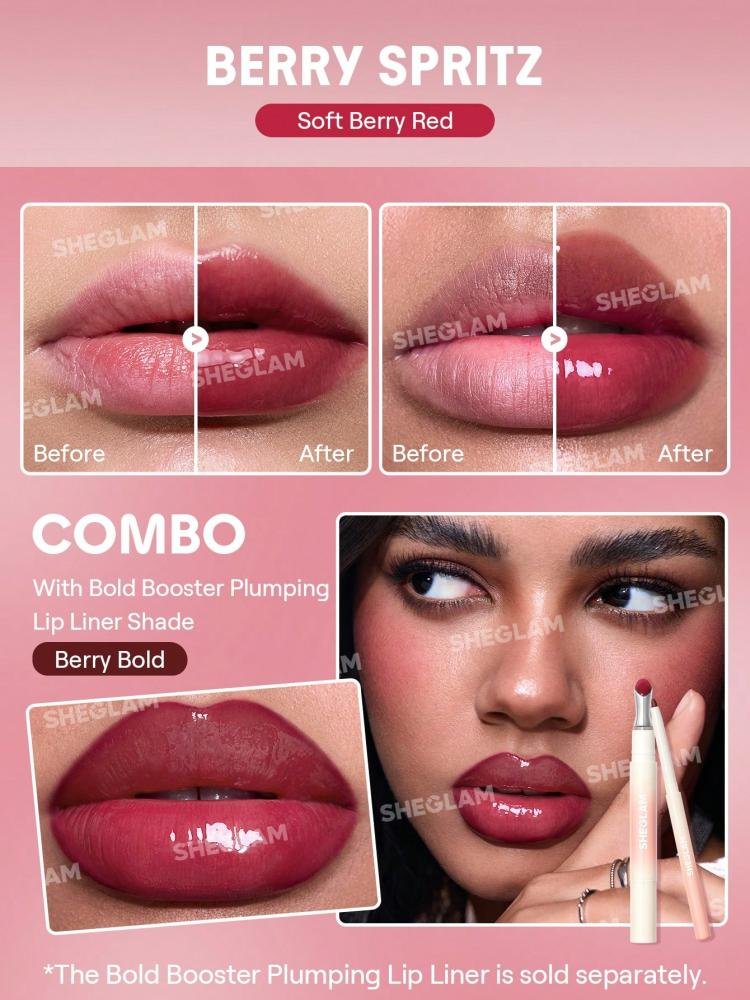 ملمع ومكبر شفاه بولد بوستر Berry Spritz من شيقلام
