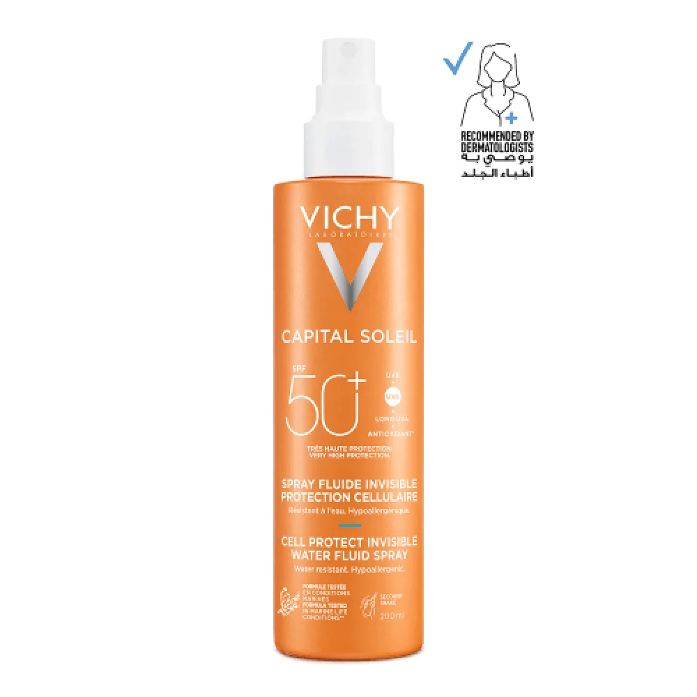 بخاخ واقي شمس كابيتال سولاي SPF 50+ من فيشي 200 مل