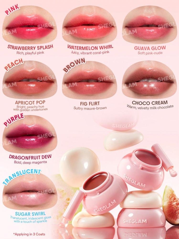 مرطب شفاه هيدرا جيلي بوكيت ليب جام Strawberry Splash من شيقلام 3.5 جرام