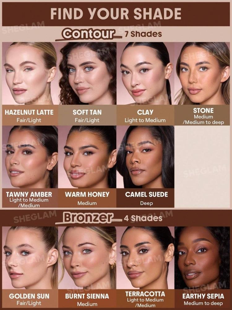 كونتور وبرونزر ستيك بوتري بَف Soft Tan من شيقلام