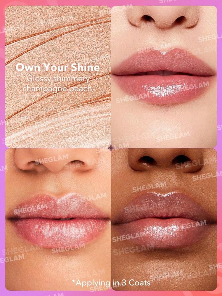 أحمر شفاه لامع ميرور كيس Own Your Shine من شيقلام 2.9 جرام