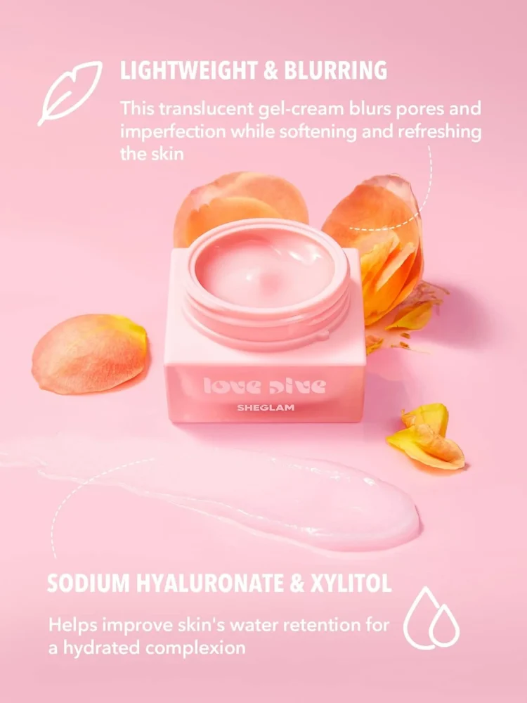 برايمر مرطب للوجه لوف دايف من شيقلام – Baby Pink – 25 جم