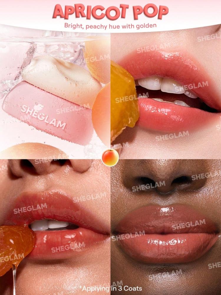 مرطب شفاه هيدرا جيلي Apricot Pop من شيقلام 3.5 جرام