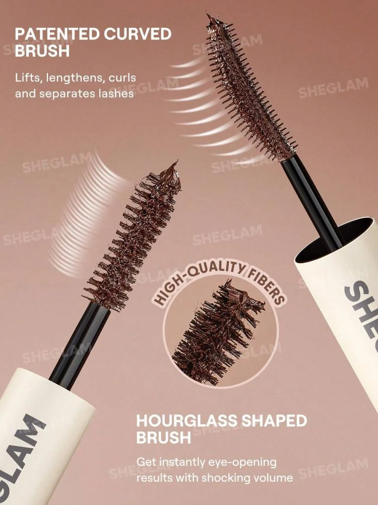 ماسكارا متكاملة مقاومة للماء Waterproof Burgundy بفرشتين من شيقلام 4.2 جرام