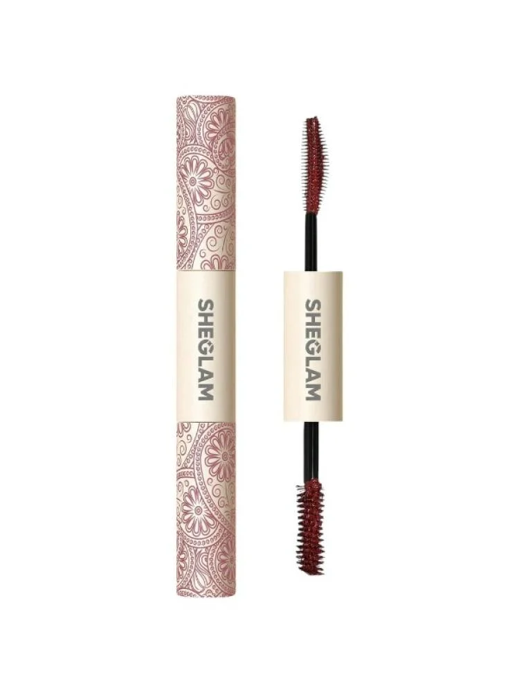 ماسكارا متكاملة مقاومة للماء Waterproof Burgundy بفرشتين من شيقلام 4.2 جرام