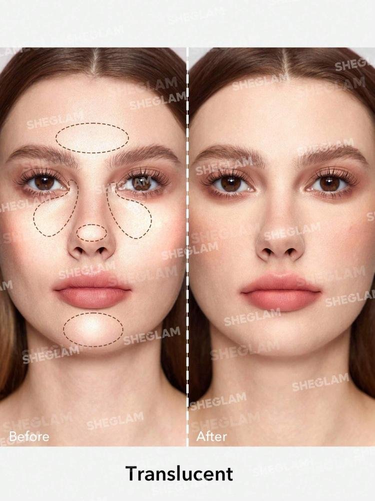بودرة تثبيت سائبة ومضيئة للوجه Translucent من شيقلام 5.5 جرام