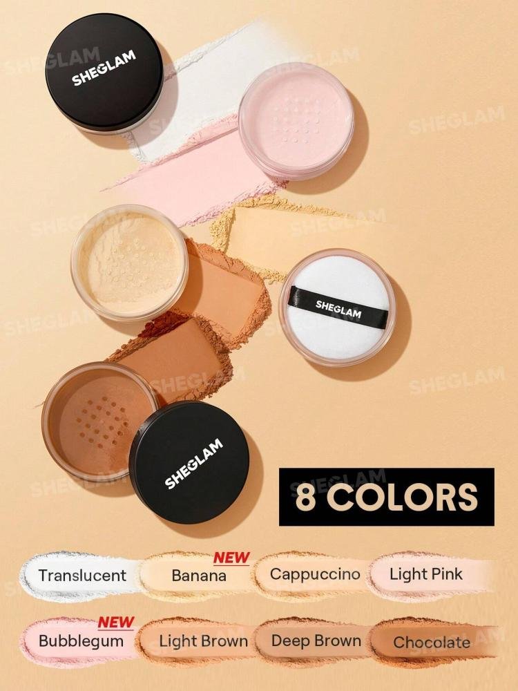 بودرة تثبيت سائبة ومضيئة للوجه Translucent من شيقلام 5.5 جرام