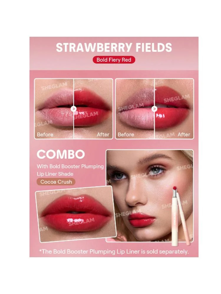 ملمع ومكبر الشفاه بولد بوستر Strawberry Fields من شيقلام 1.5 جرام