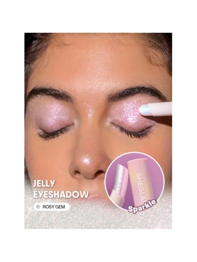 هايلايتر وظلال عيون كريستال جيلي جليز ستيك Rosy Gem من شيقلام 3 جرام