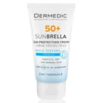 كريم واقي شمس SPF 50 من ديرميديك للبشرة الجافة والعادية - 40 مل