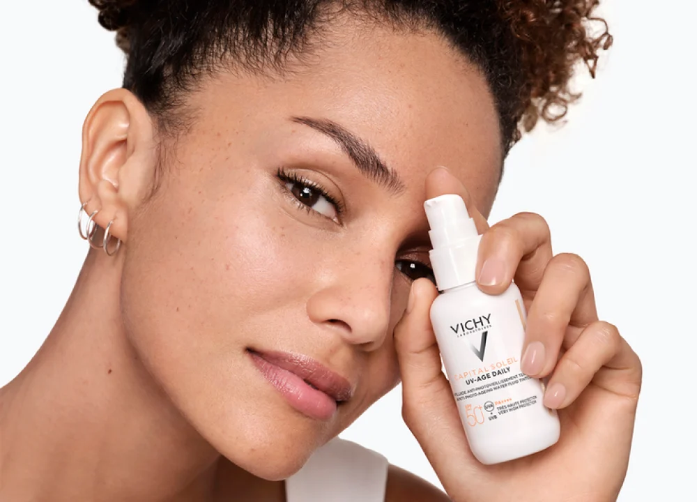 كريم واقي شمس سائل ملون كابيتال سولاي SPF 50+ من فيشي 40 مل