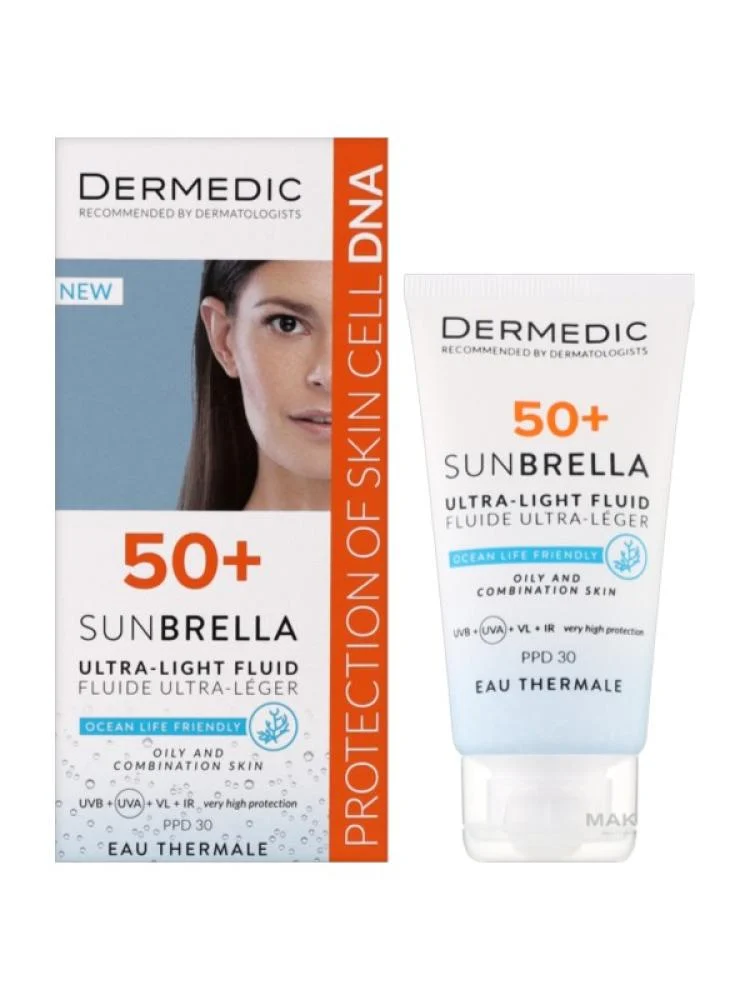 واقي شمس صن بريلا ألترا لايت SPF 50+ من ديرميديك 50 مل